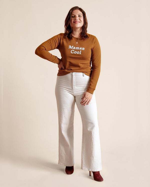 Le Sweat Maman Cool En Coton Bio - Caramel