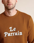 Le Sweat Le Parrain En Coton Bio - Caramel