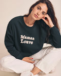 Le Sweat D'Allaitement Maman Louve Femme En Coton Bio - Charbon
