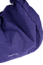 Petit Sac Hobo Coton Encre