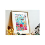 Coffret Peinture Au Numéro - Petit Pinceau - Coral Reef Par Miranda Sofroniou - Petit Pinceau