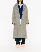 Margaux Lonnberg - Manteau Randal - Tweed Light Greeen