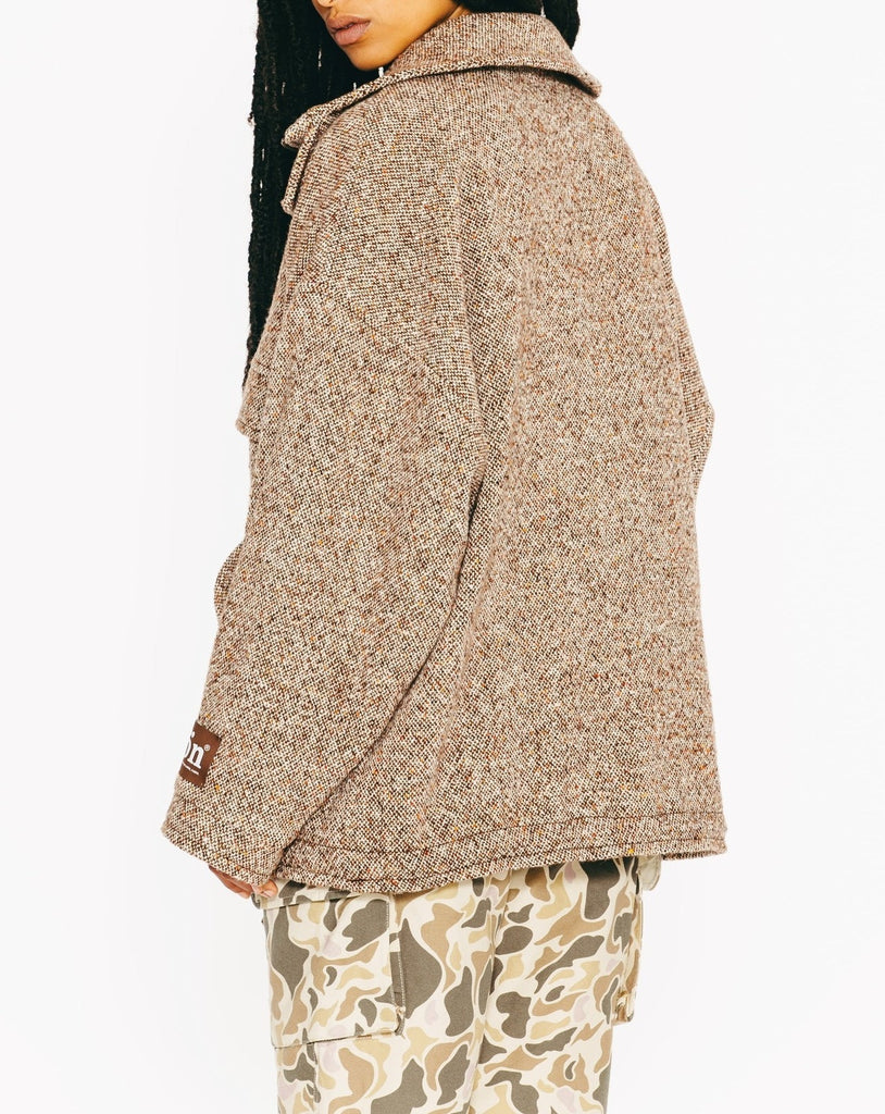 Margaux Lonnberg - Manteau Logan - Tweed Caramel