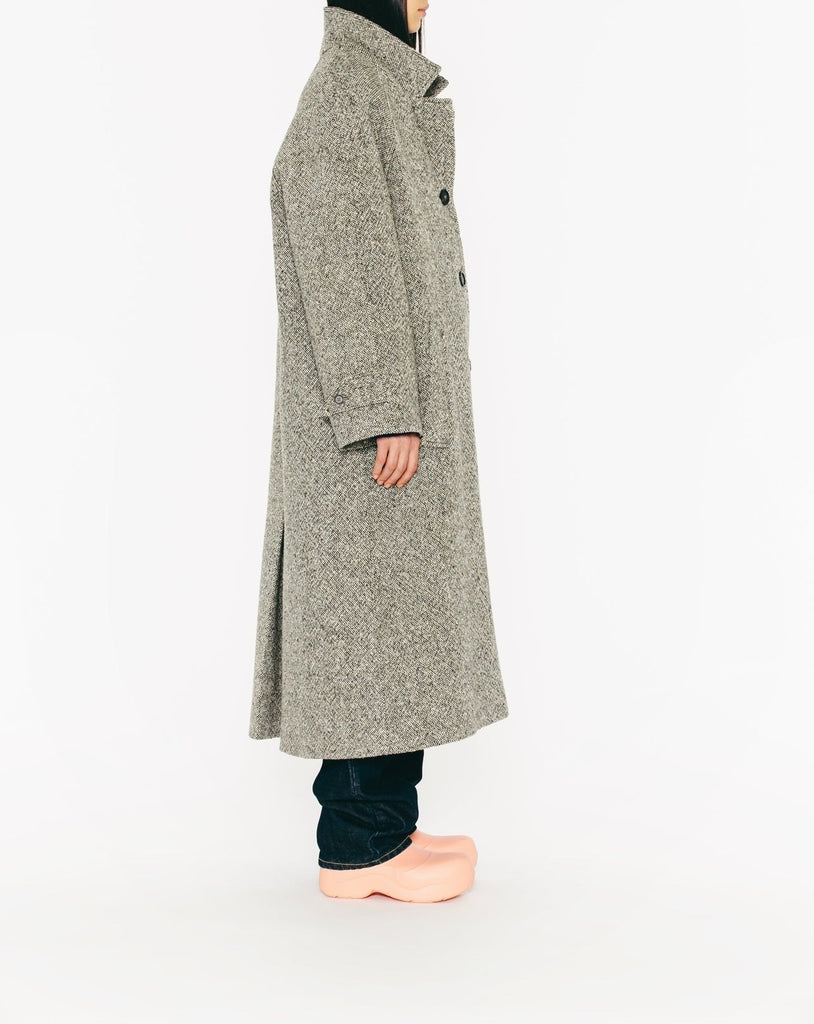 Margaux Lonnberg - Manteau Randal - Tweed Light Greeen