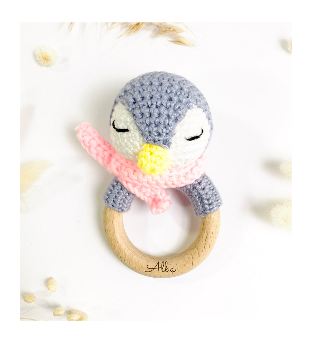 Maé Le Hochet En Crochet Personnalisé