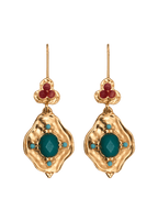 Boucles D'Oreilles Pitiusa Verde