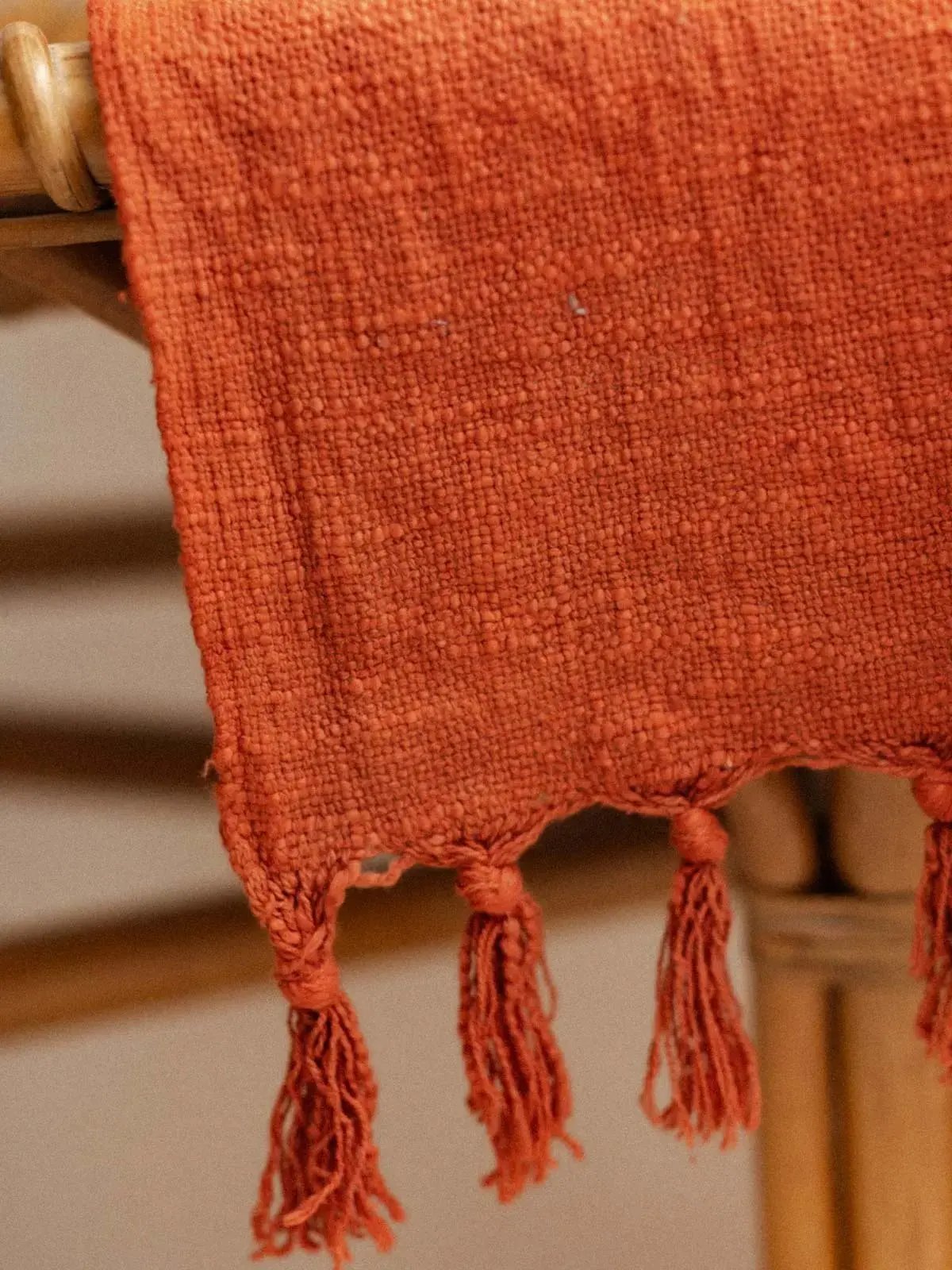 Plaid Khadi - Pumpkin - 120x180cm - kirane