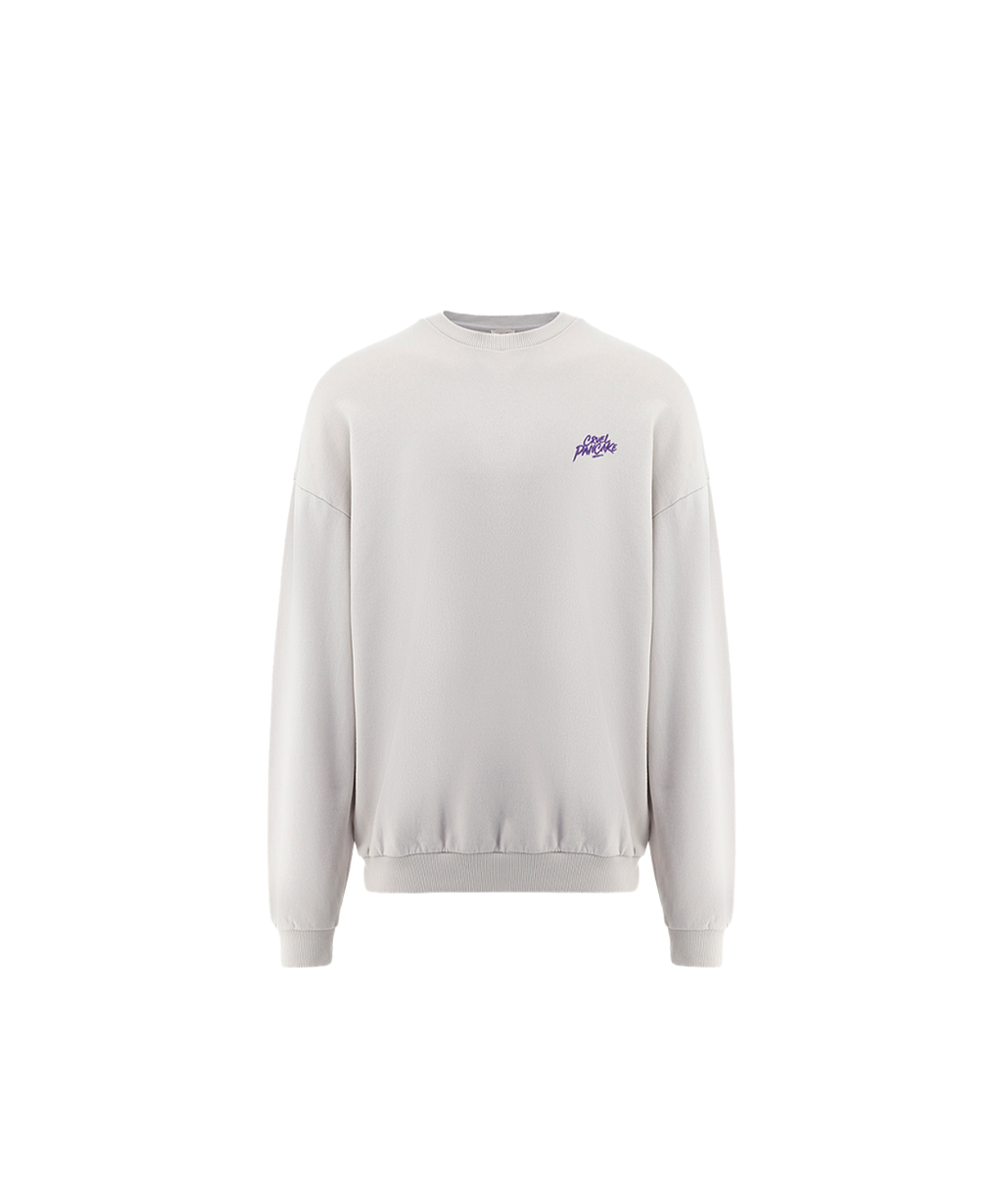 Sweatshirt Broderie - Grey