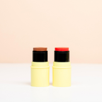 Pomponne Fantastick duo bronzer baume et blush rose packshot