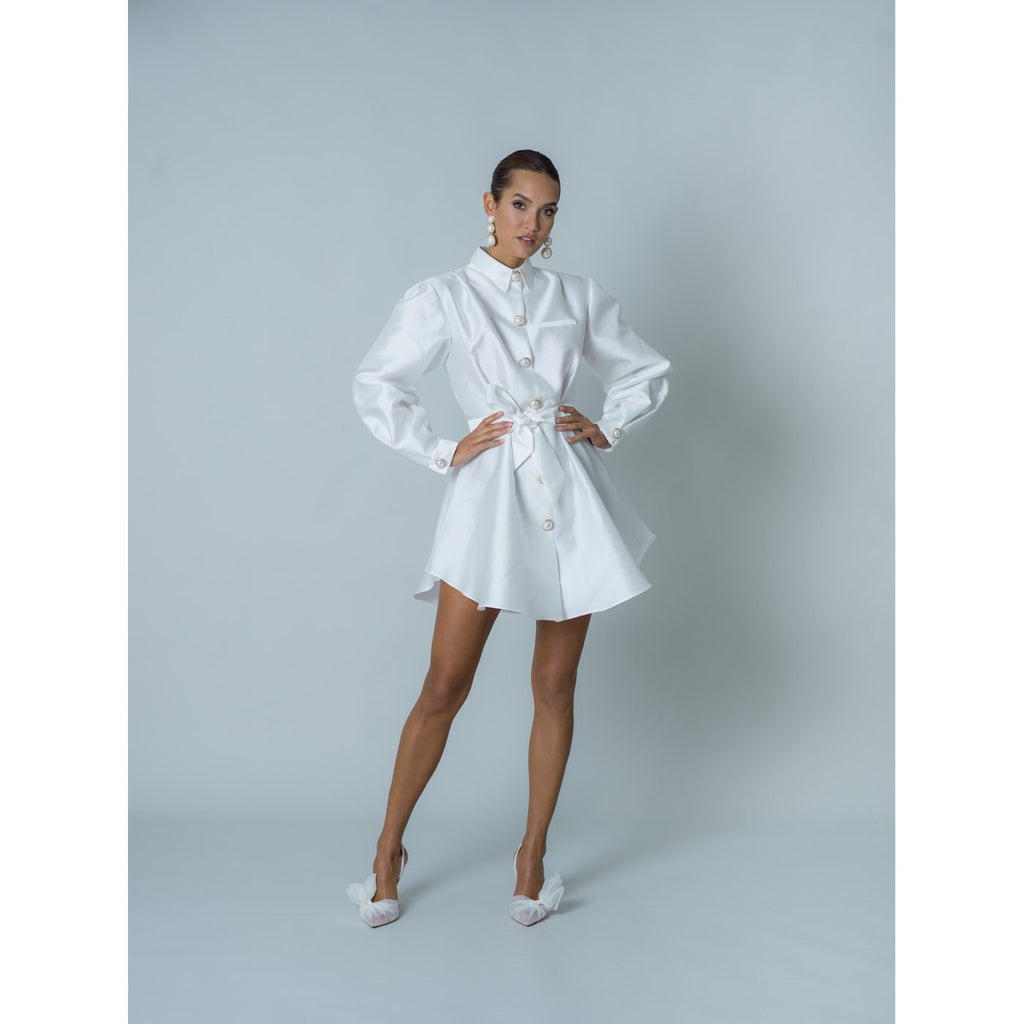 Robe Popelin - Blanc