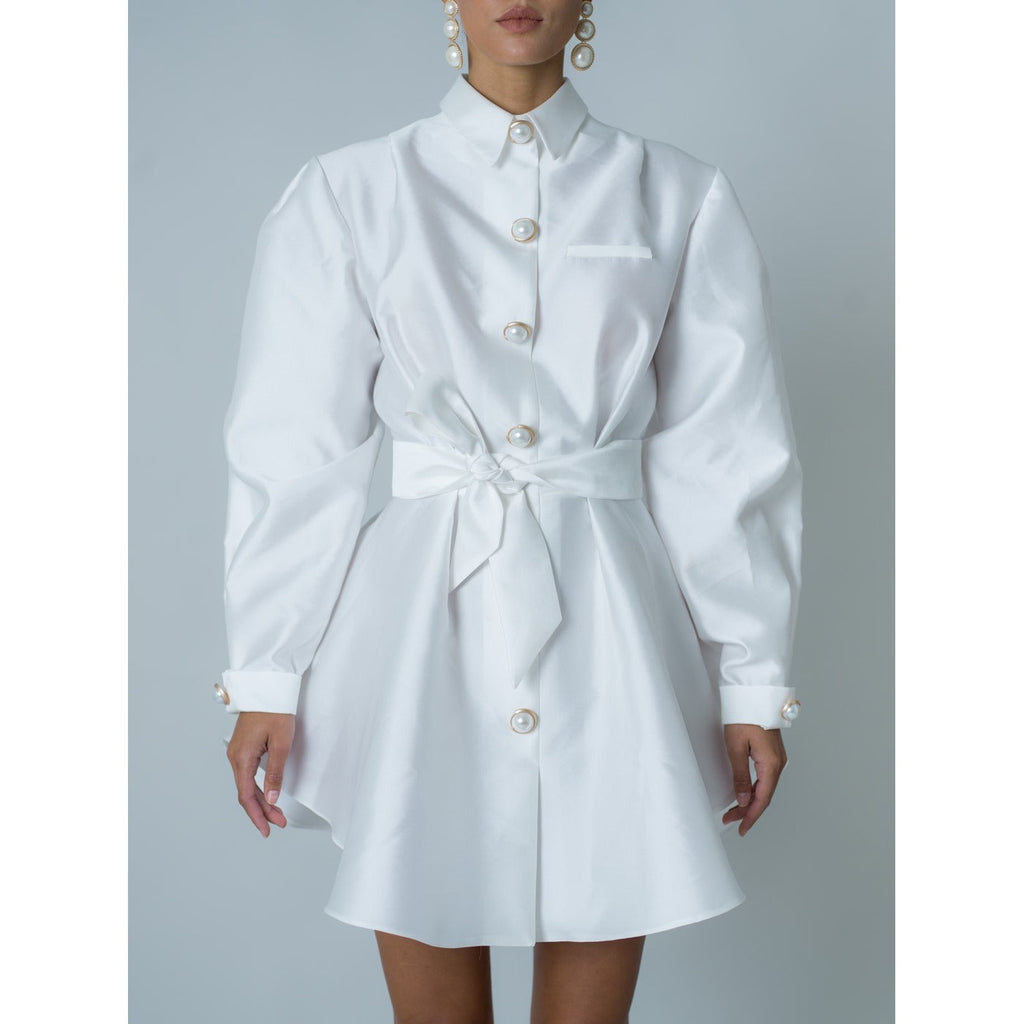 Robe Popelin - Blanc