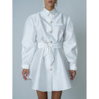 Robe Popelin - Blanc