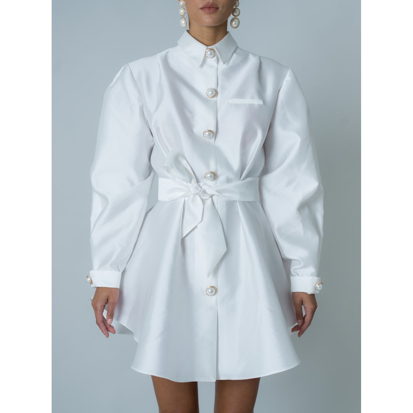Robe Popelin - Blanc
