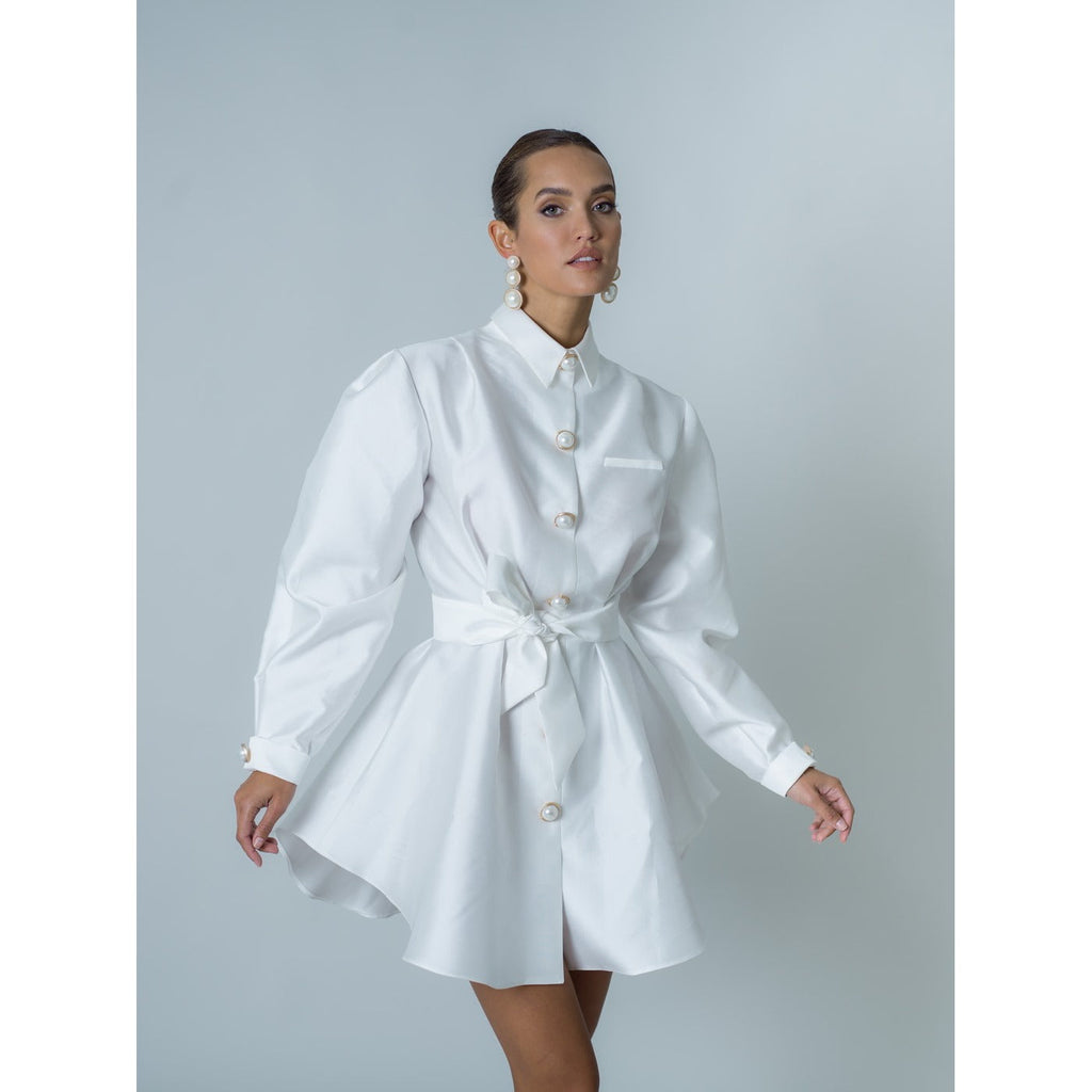 Robe Popelin - Blanc