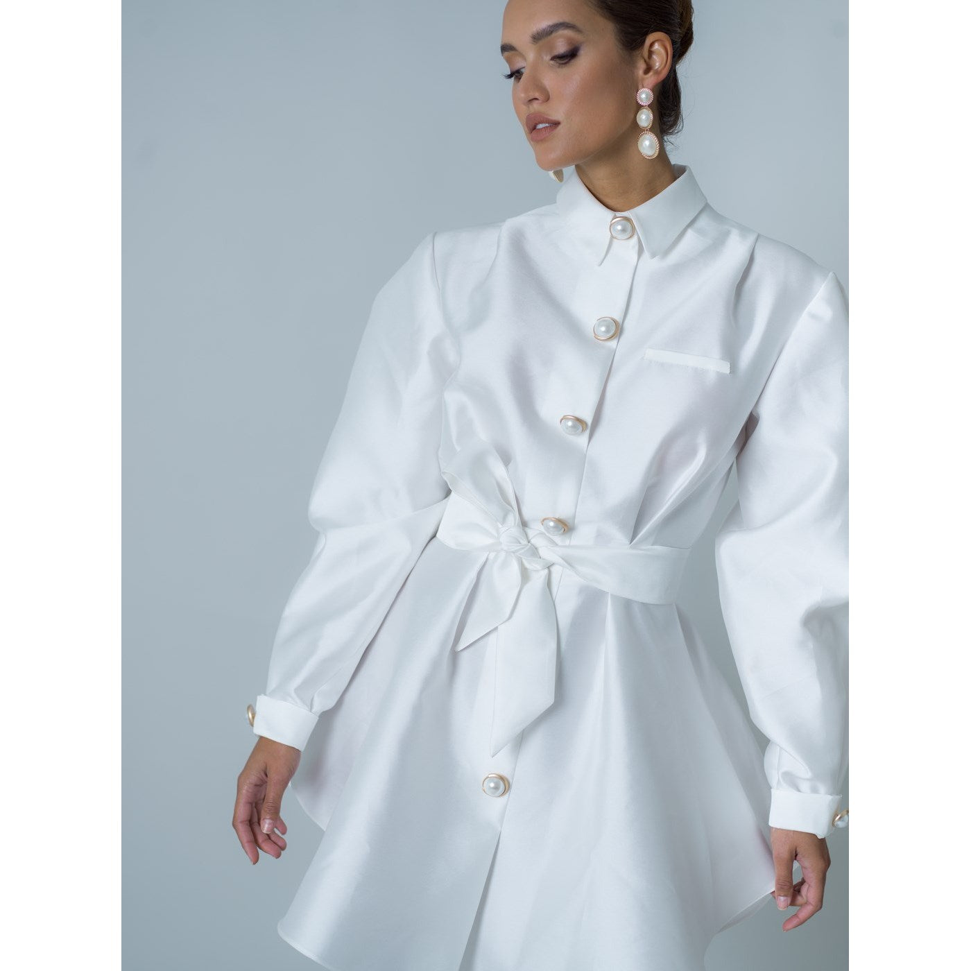 Robe Popelin - Blanc