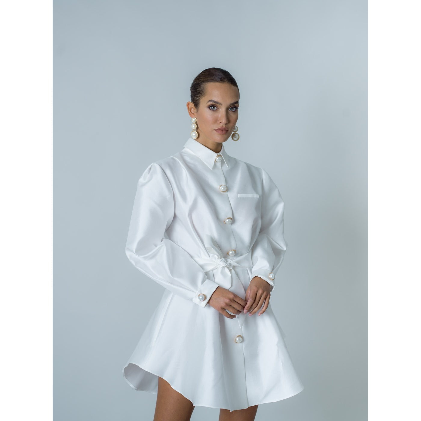 Robe Popelin - Blanc