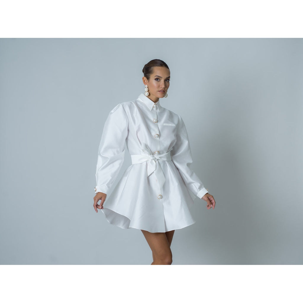 Robe Popelin - Blanc