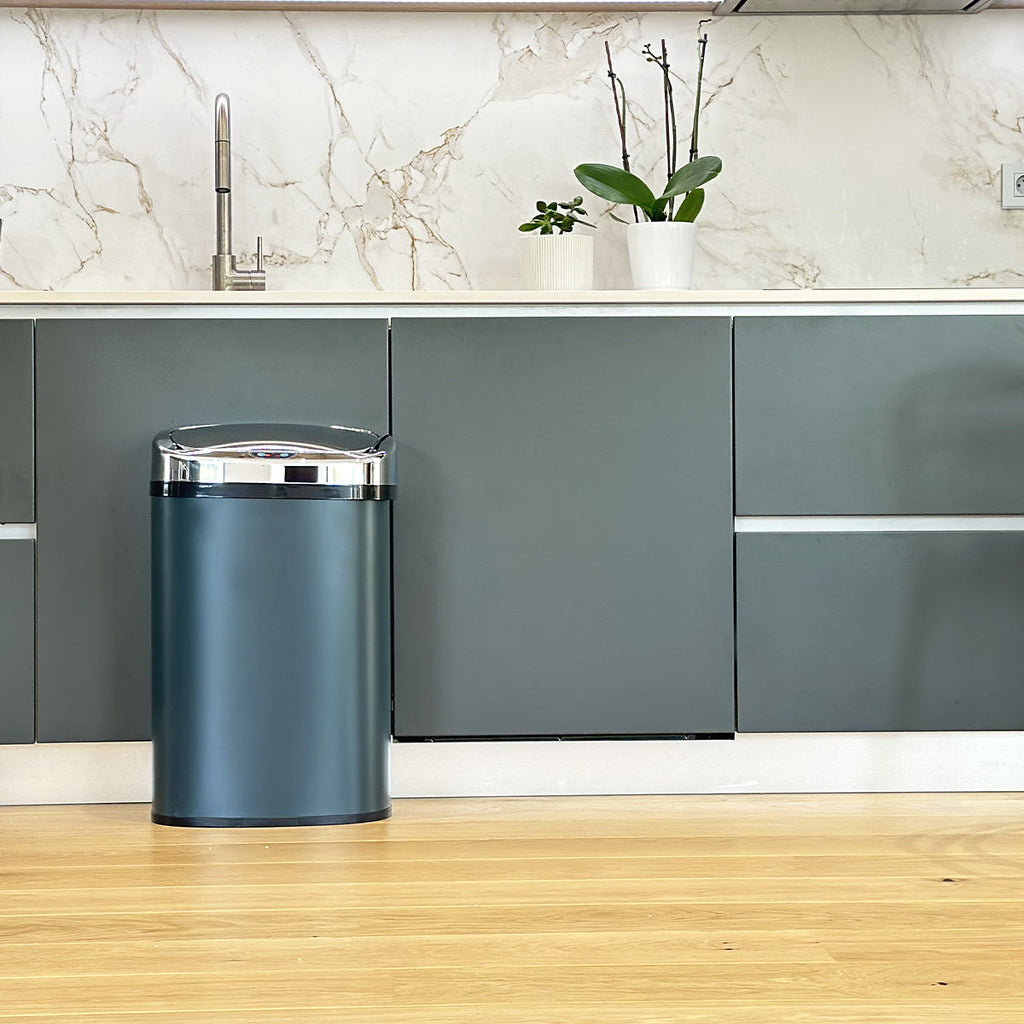 Poubelle Automatique Inox Majestic - 58L - Gris