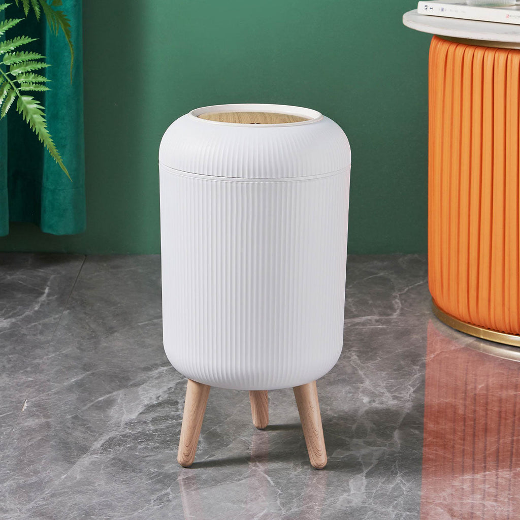 Poubelle De Salle De Bain Push Limo - 9L - Bois