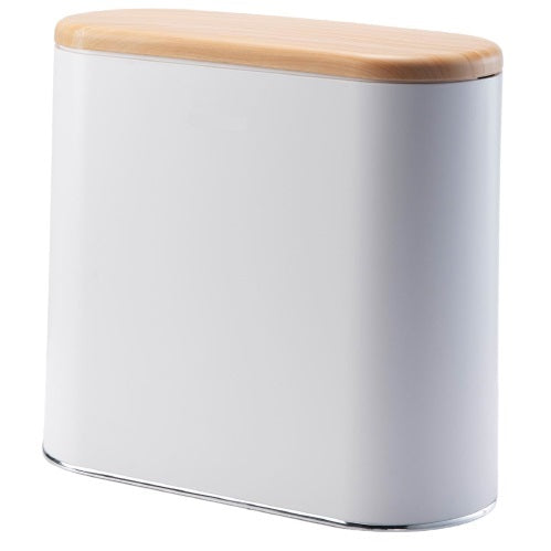Poubelle De Salle De Bain Push Aldo - 10L - Bois