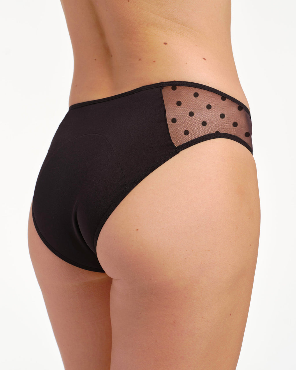 Culotte Menstruelle Tulle Pois