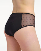 Shorty Menstruel Tulle Pois