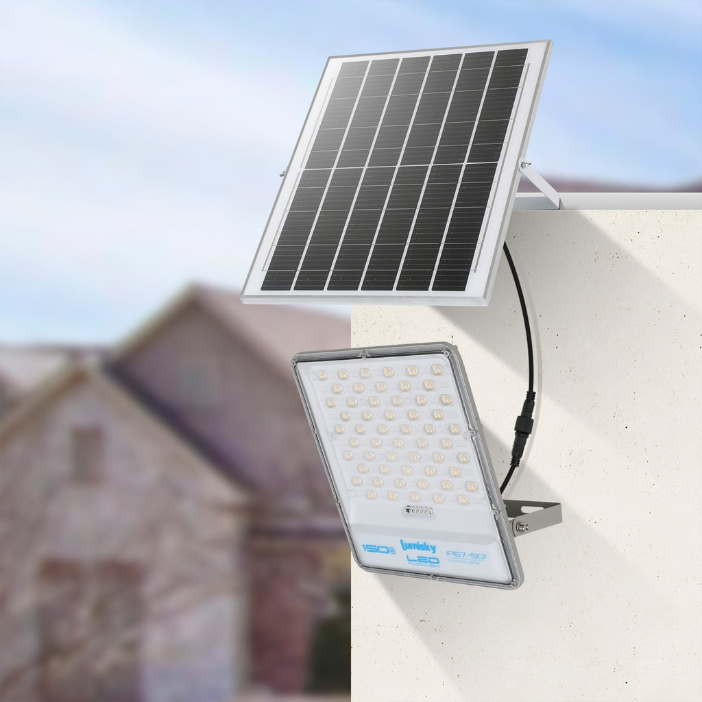 Titan - Projecteur Solaire - Aluminium - Noir