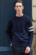 Pull Cino - Navy/Ecru