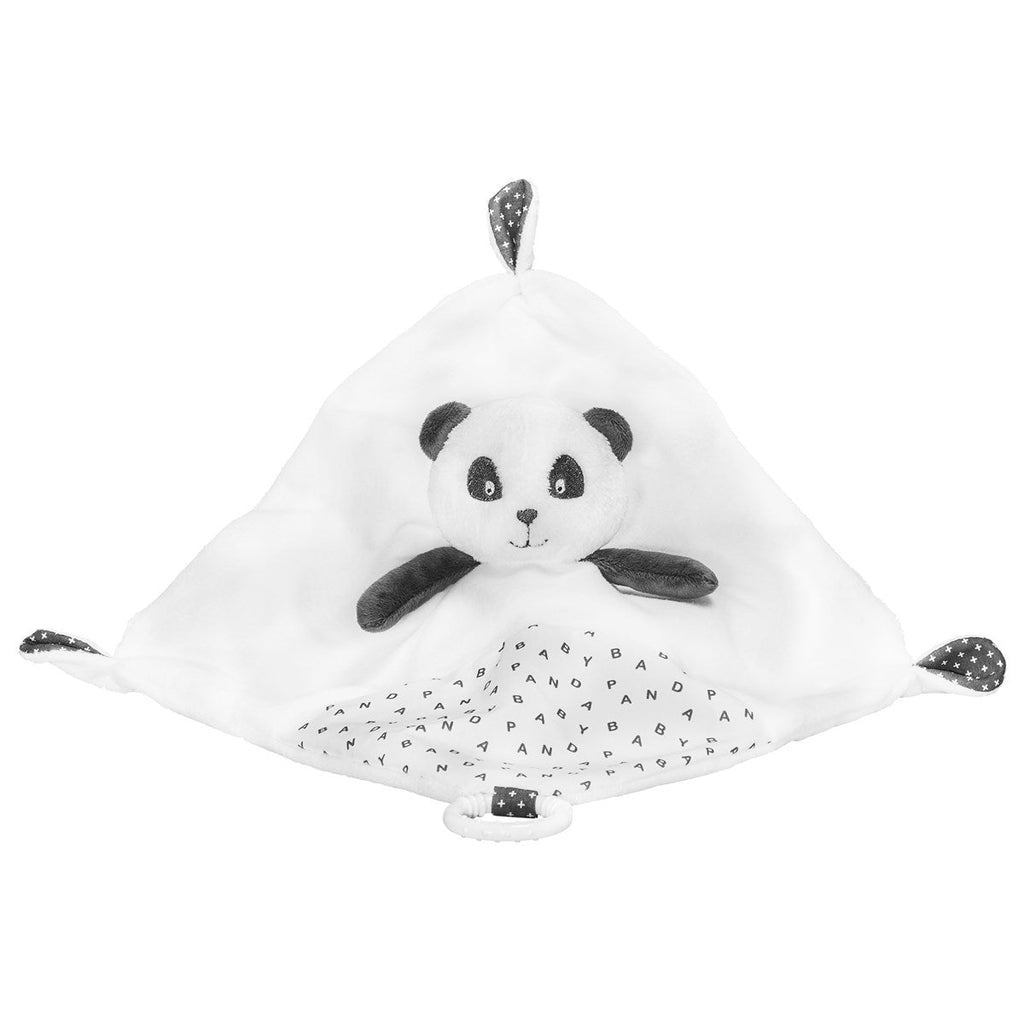 Doudou Mouchoir En Velours Blanc