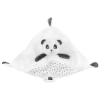Doudou Mouchoir En Velours Blanc