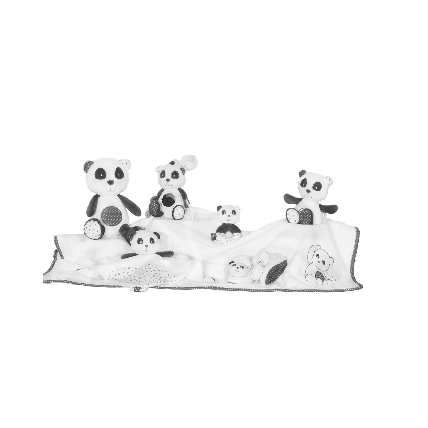 Peluche Mini Musical En Velours Gris