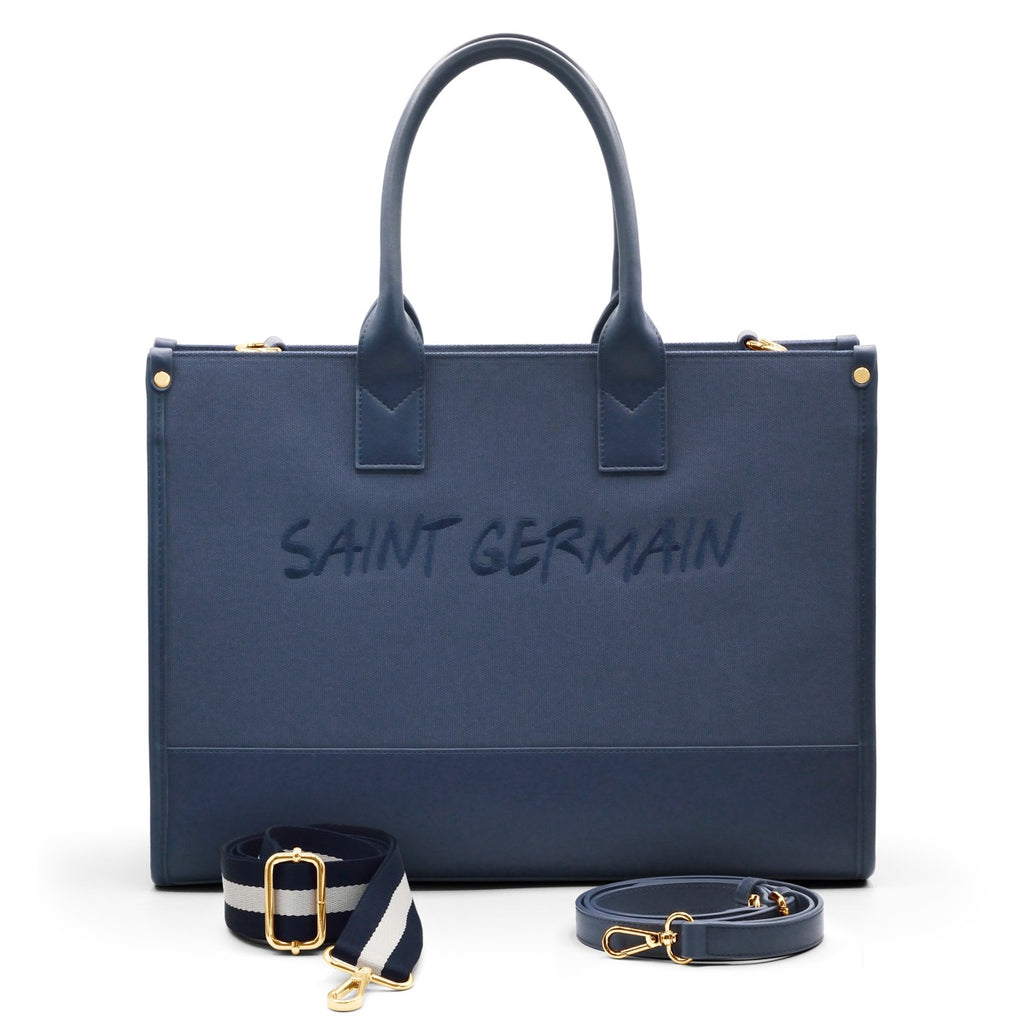 Sac À Main Cabas Quartier Latin - Bleu Marine