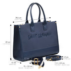 Sac À Main Cabas Quartier Latin - Bleu Marine