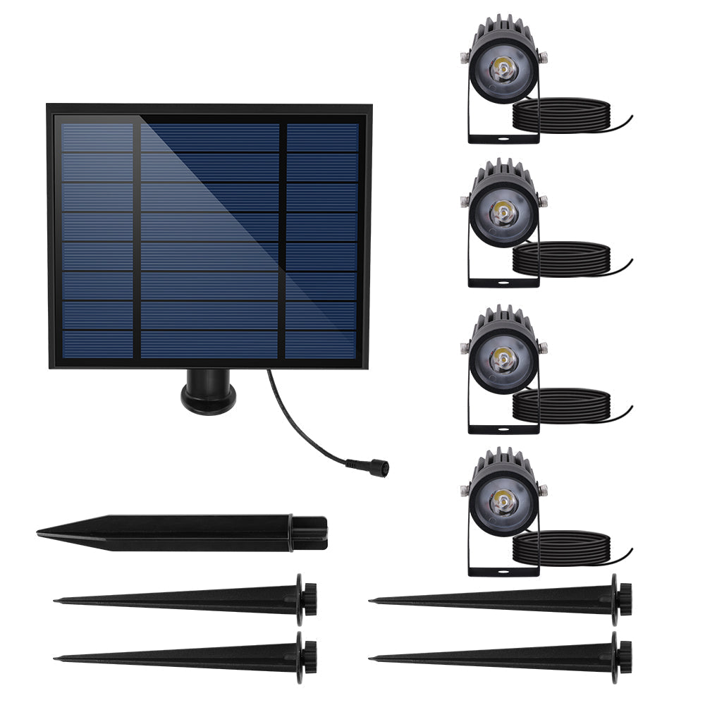 Spot Solaire - 4X Roundy Warm