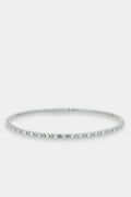Bracelet Jonc Flexible"Catherine" D0,50/21 - Or Blanc 375/1000