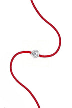 Bracelet Corde "Mon Délicat" Rouge D0,05/1
