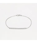 Bracelet "Chemin De Lumière" - D0,25/18 - Or Blanc