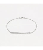 Bracelet "Chemin De Lumière" - D0,25/18 - Or Blanc