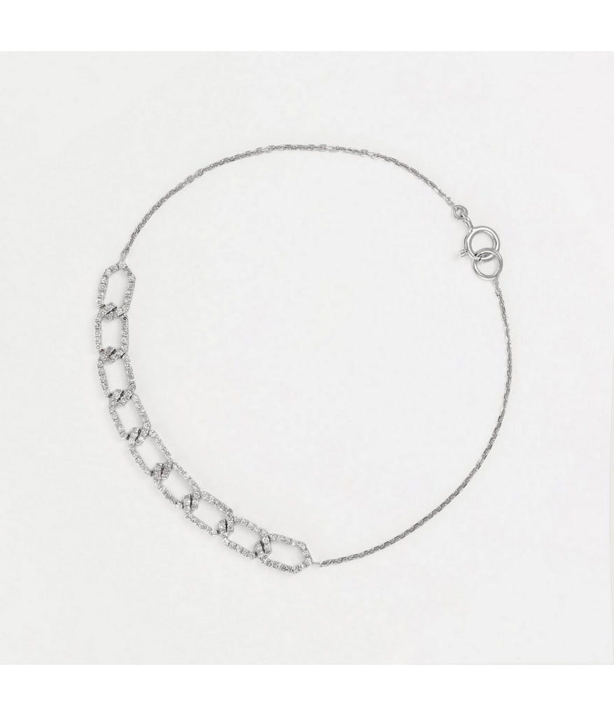 Bracelet "Sensibilité" - D0,38/128 - Or Blanc