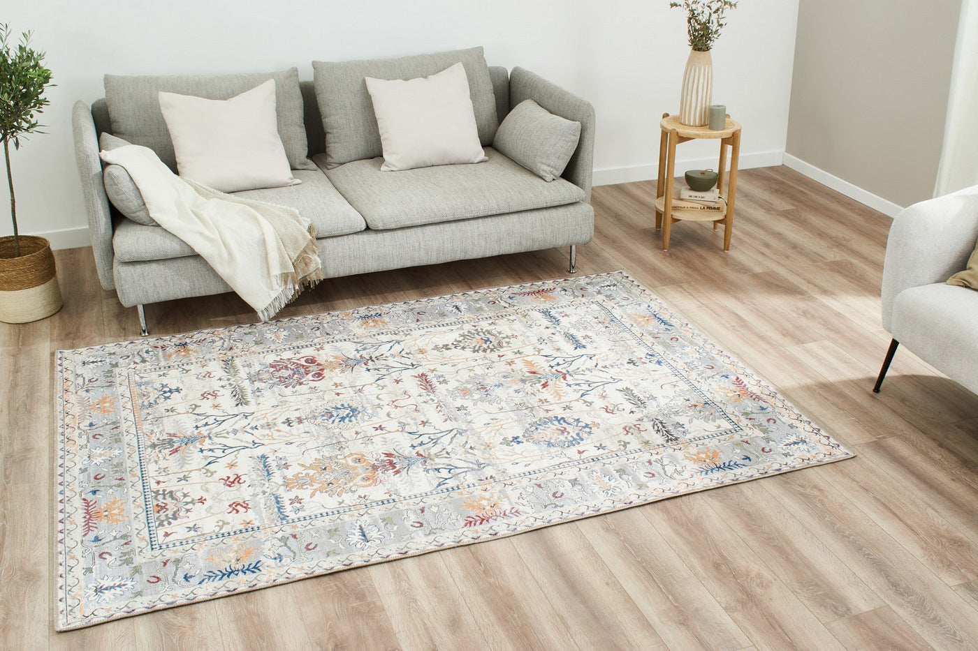 Radom - Tapis D'Intérieur - Polyester Imprimé - Creme