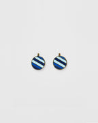 Boucles D'Oreilles Rainbow - Gold Blue