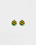 Boucles D'Oreilles Rainbow - Gold Green