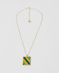 Collier Rainbow - Gold Green