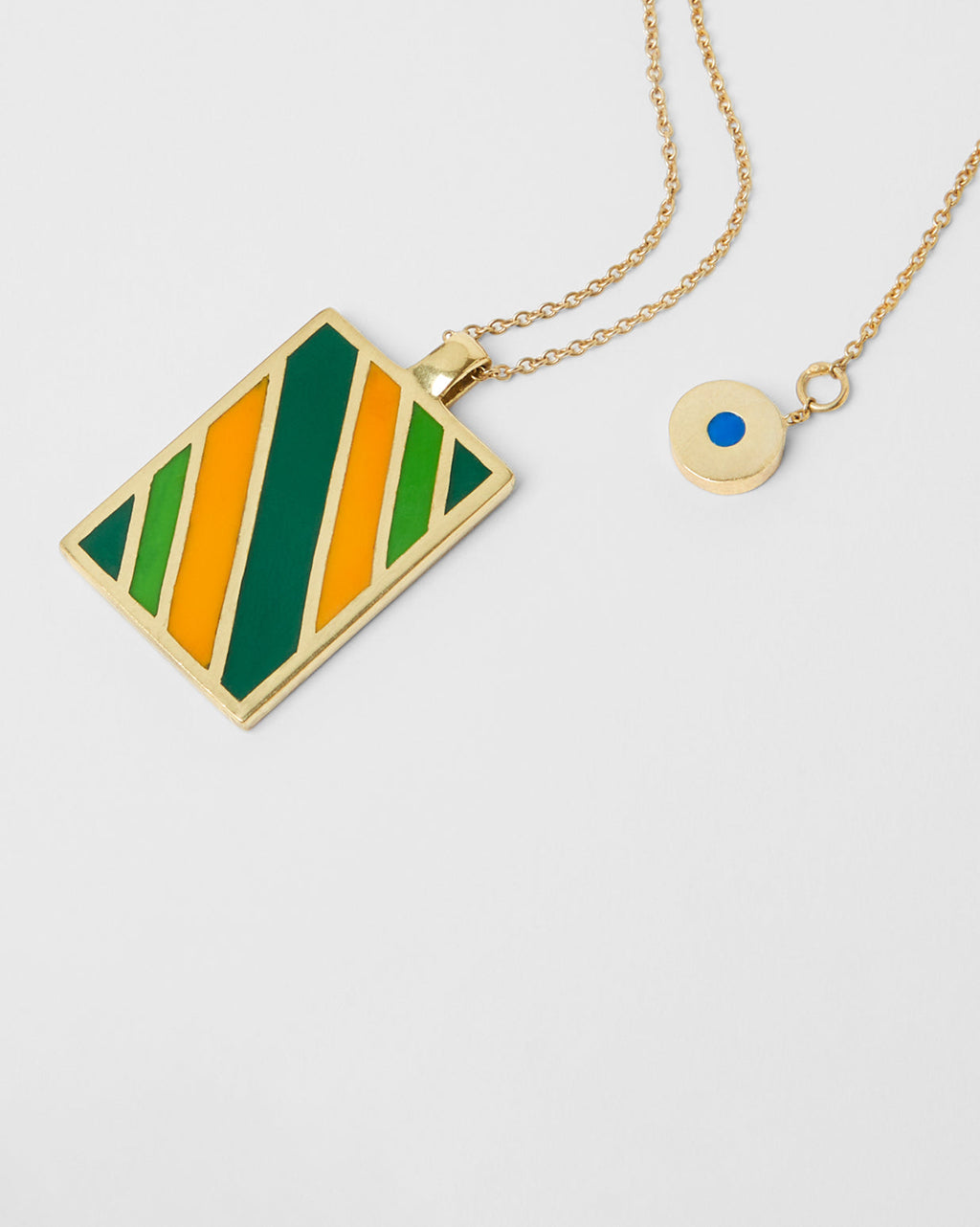 Collier Rainbow - Gold Green