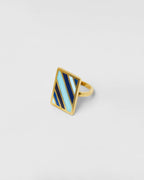 Bague Rainbow (Cc) - Gold Blue