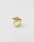 Bague Rainbow (Cc) - Gold Green