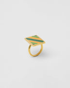 Bague Rainbow (Cc) - Gold Green