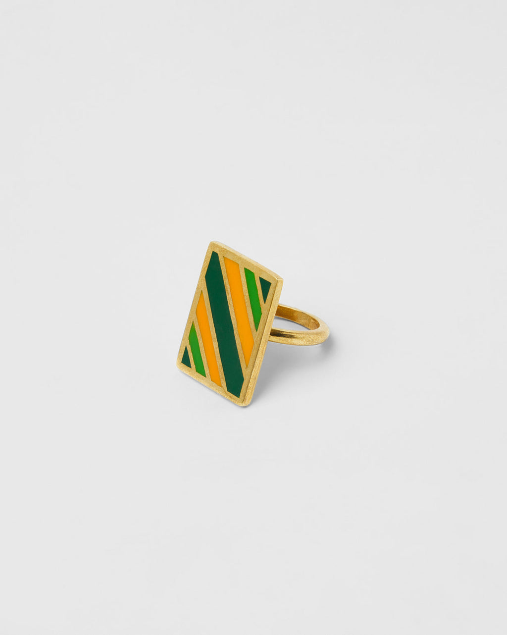 Bague Rainbow (Cc) - Gold Green
