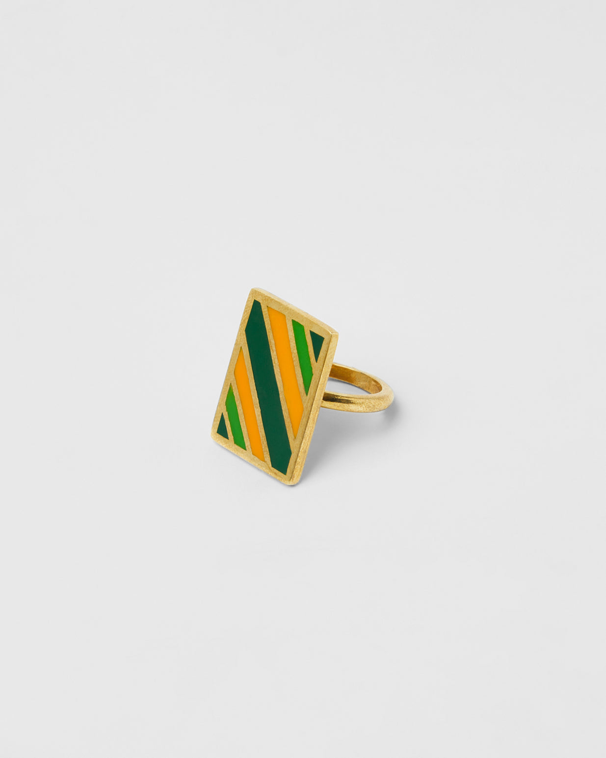 Bague Rainbow (Cc) - Gold Green