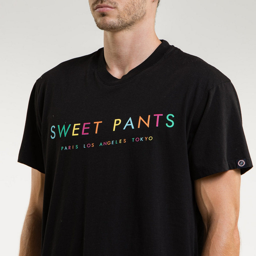 Tee-Shirt Rainbow - Black - Mixte